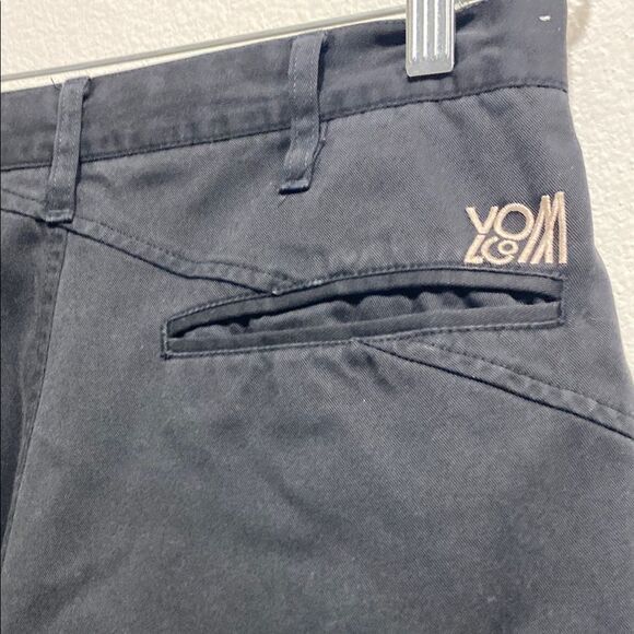 Volcom Weirder Pant Black Slim Tapered Chino 32 Skate Casual Y2K‎ Logo - Picture 6 of 16